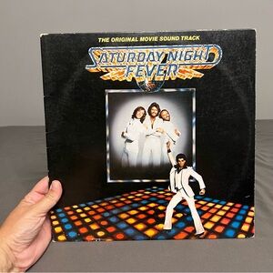 Saturday Night Fever Motion Picture Soundtrack 1977 Vinyl LP